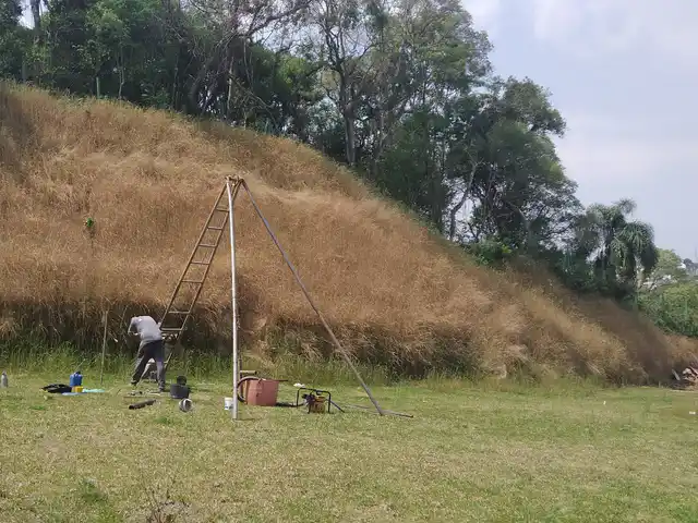 Acompanhamento de sondagem para decisões de projeto