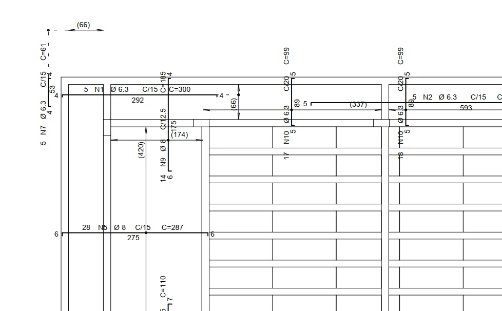 Projeto estrutural - detalhamento
