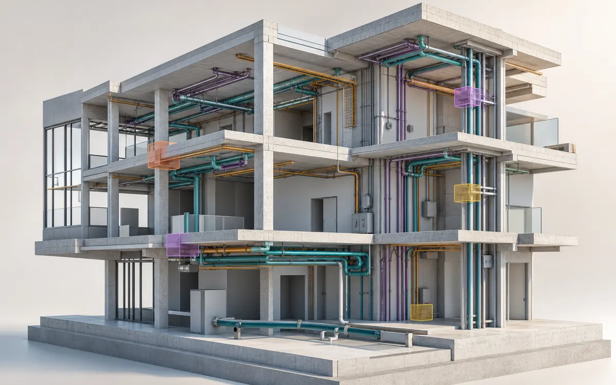Verificação de critérios. Arquitetura, estrutura e sistemas alinhados no mesmo fluxo.