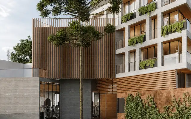 Edifício residencial com 160 lofts