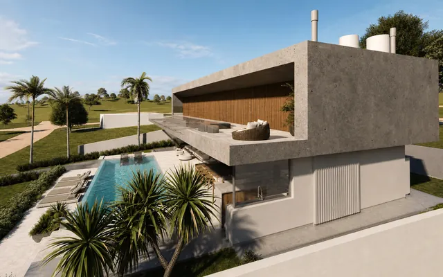 Residência com piscina