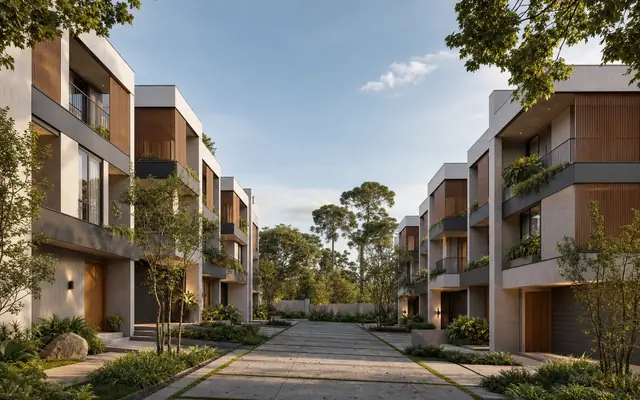 Conjunto de seis residências triplex I