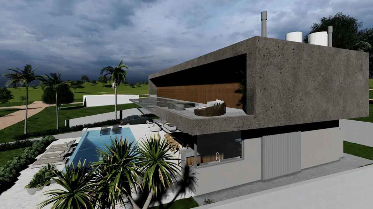 Projeto estrutural residencial BIM - Casa alto padrão